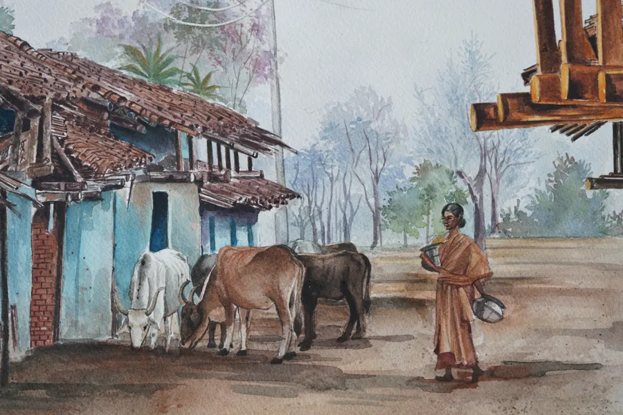 Cattle at dawn